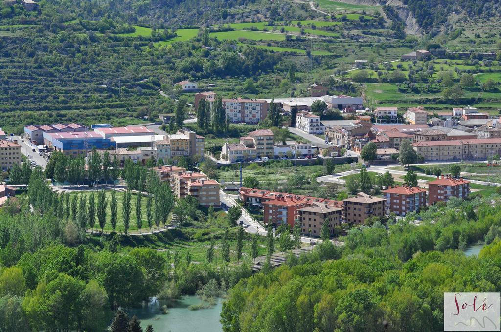 Hotel Sole La La Pobla de Segur Zewnętrze zdjęcie